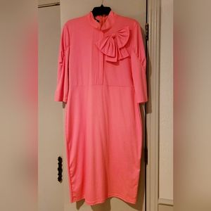 Pink Knit Dress